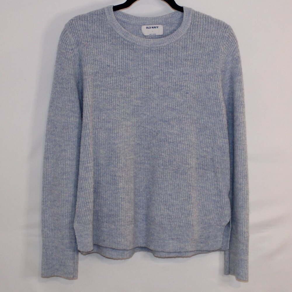 Old Navy blue long sleeve scoop neck pullover‎ sweater L